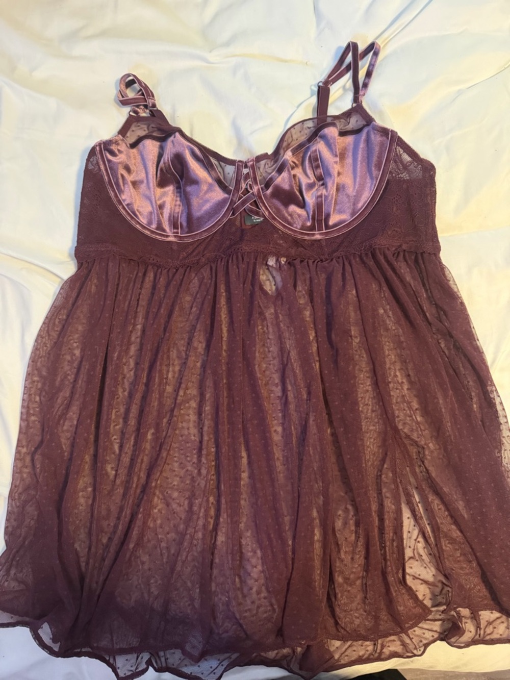 torrid Plum Lace & Satin Bra